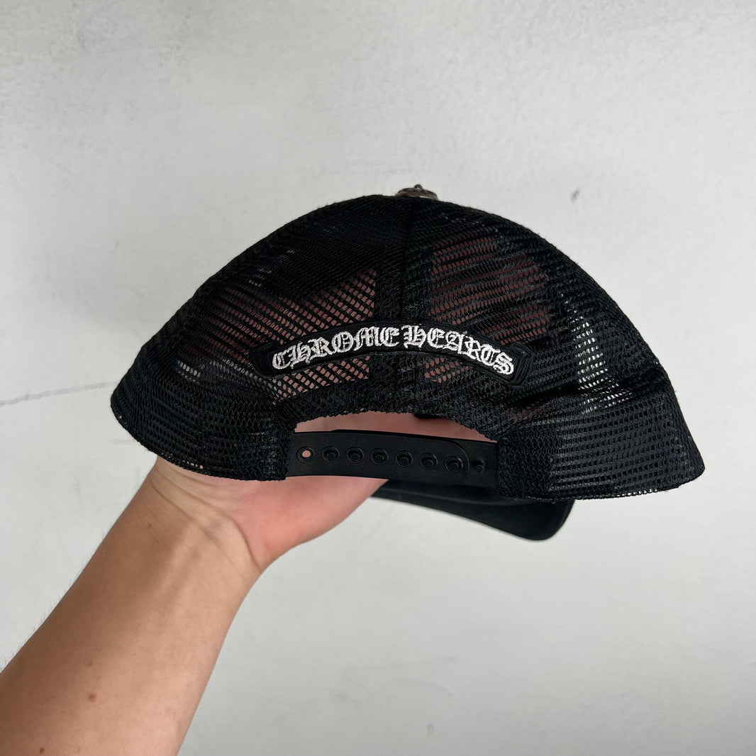 Chrome Hearts Leather Patch Chomper Hat