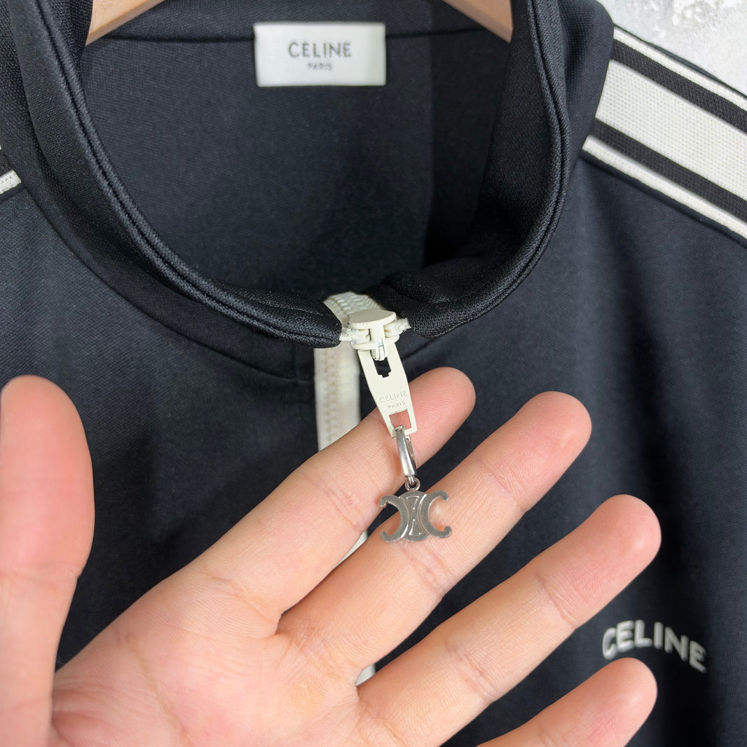 Celine Black Logo Track Jacket