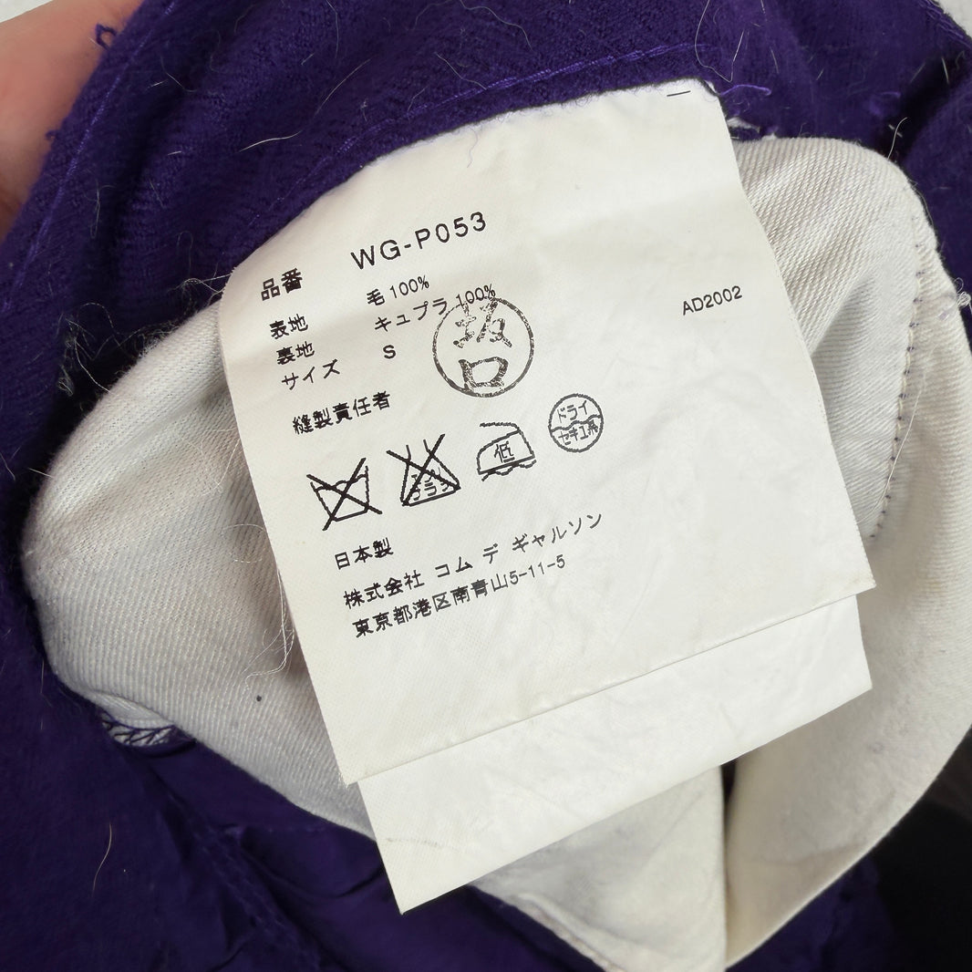Junya Watanabe Purple Hornets Wool Pants