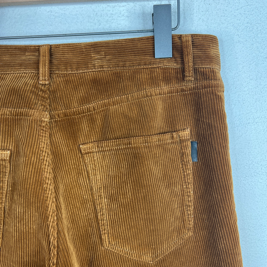 Saint Laurent Brown Corduroy D02 Pants