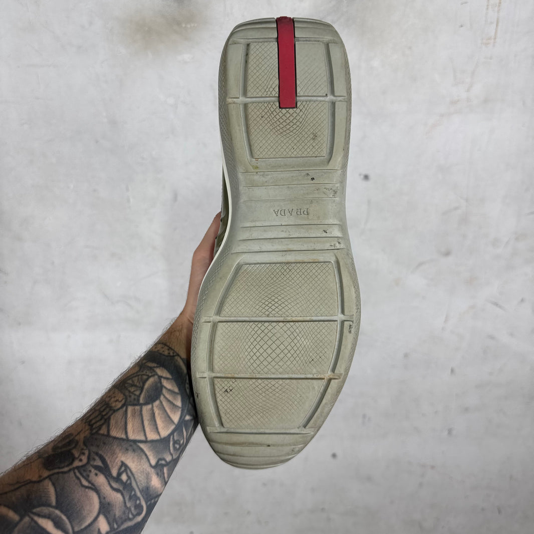 Prada Olive Patent America Cups