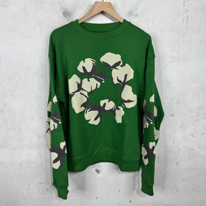 Denim Tears x CPFM Green Wreath Crewneck Sweater