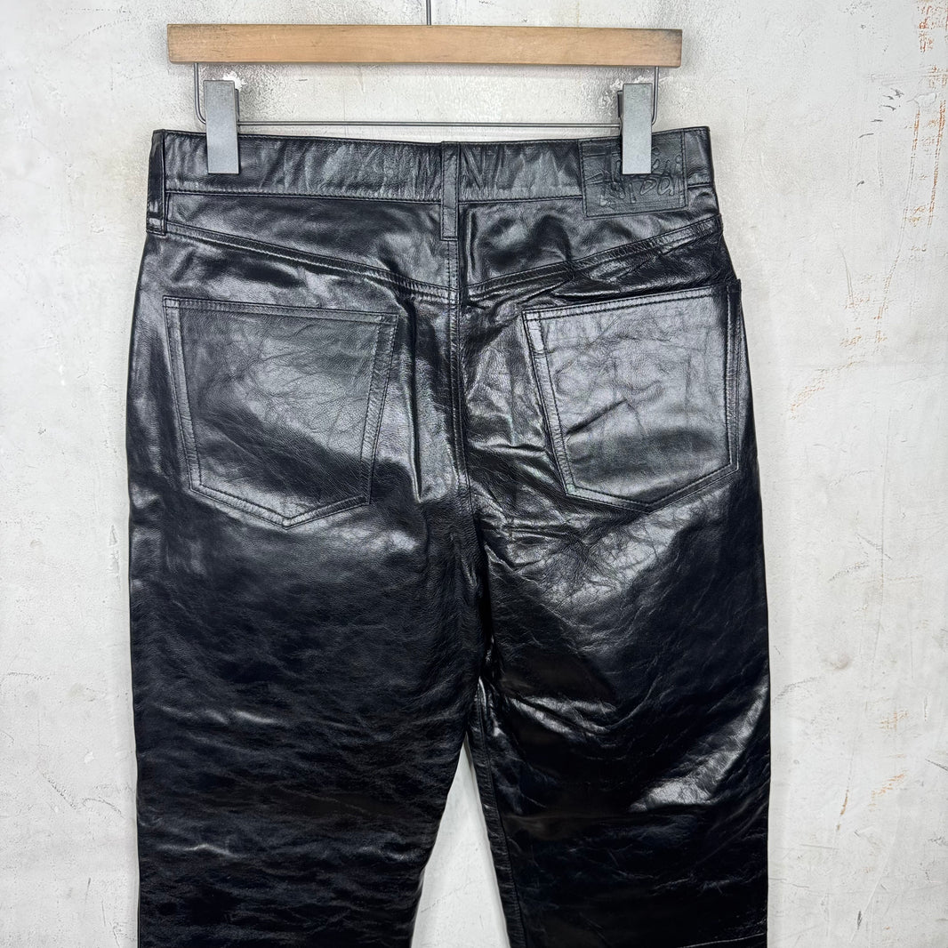 Stussy Leather New Classic Jeans