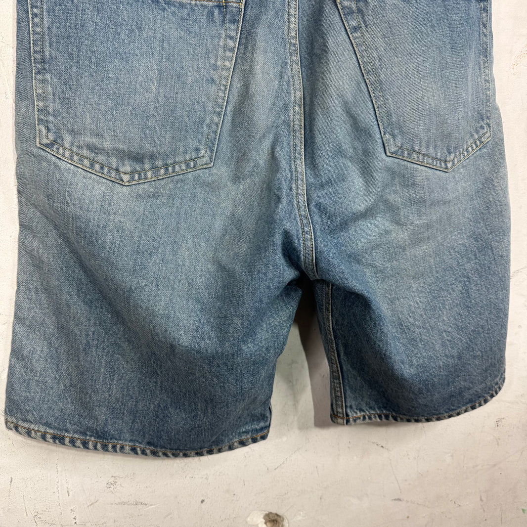 Kapital Rhinestone Studded Jean Shorts