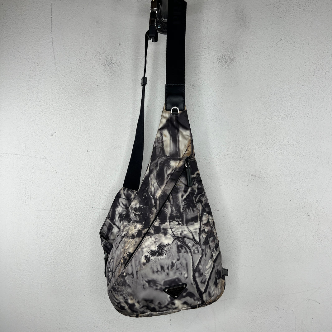 Prada Re Nylon Printed Sling Bag