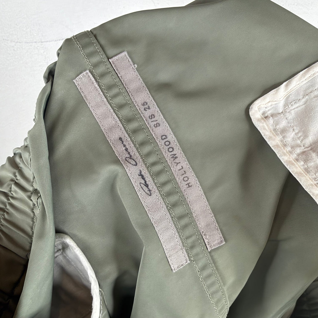 Rick Owens Celadon Cargo Bela Shorts