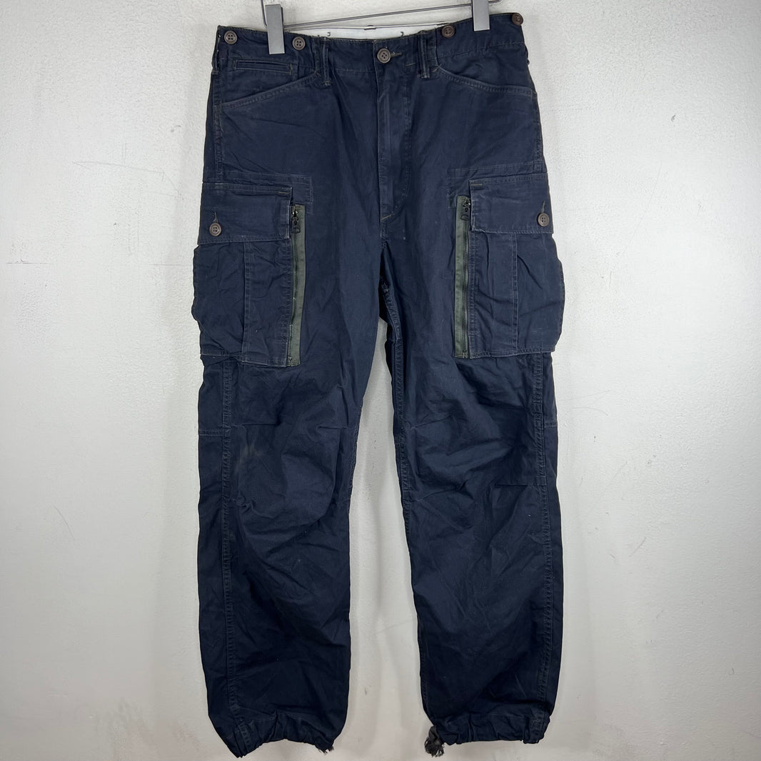 RRL Navy Cargo Fatigue Pants