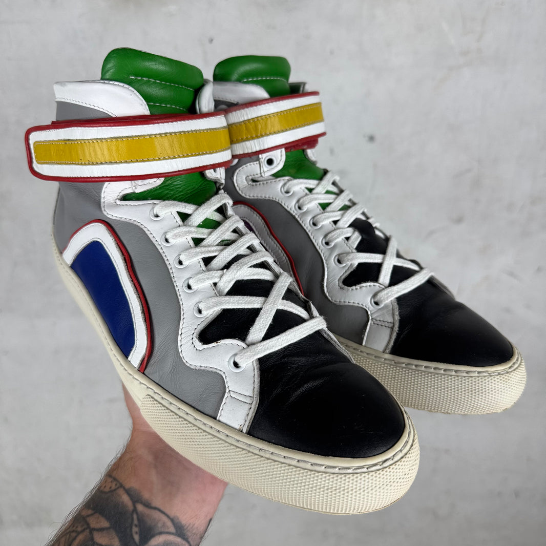 Pierre Hardy Multicolor Strapped Mid Sneakers