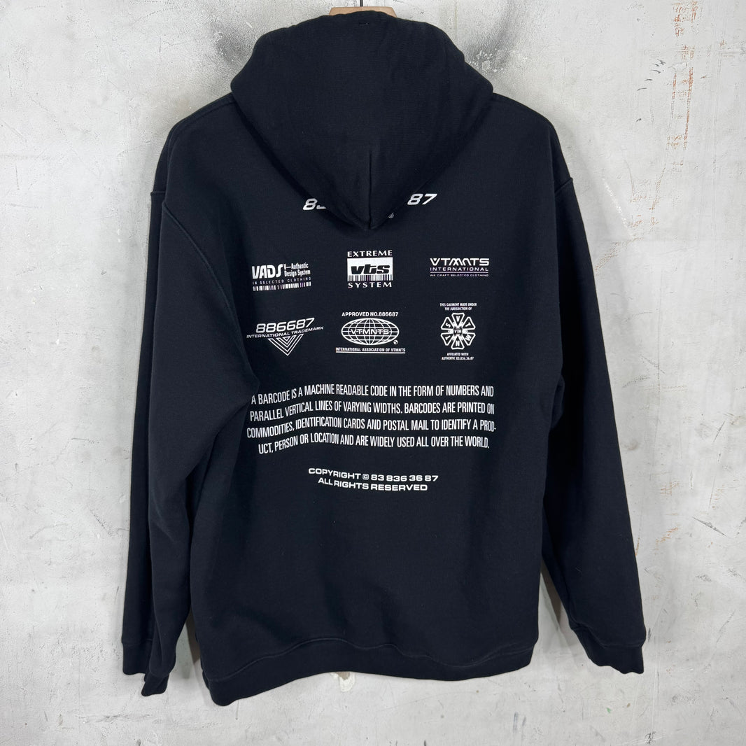 Vetements Multi Logo Subline Hoodie