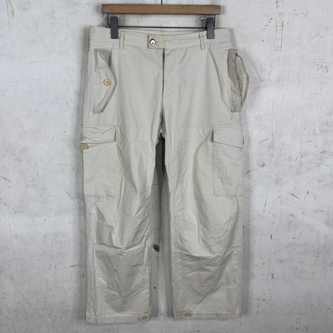 Prada Beige Low Rise Cargos