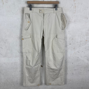 Prada Beige Low Rise Cargos