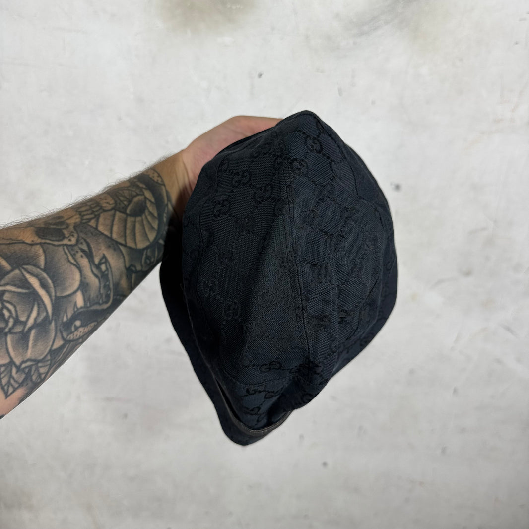 Gucci Tom Ford Buckle Monogram Bucket Hat