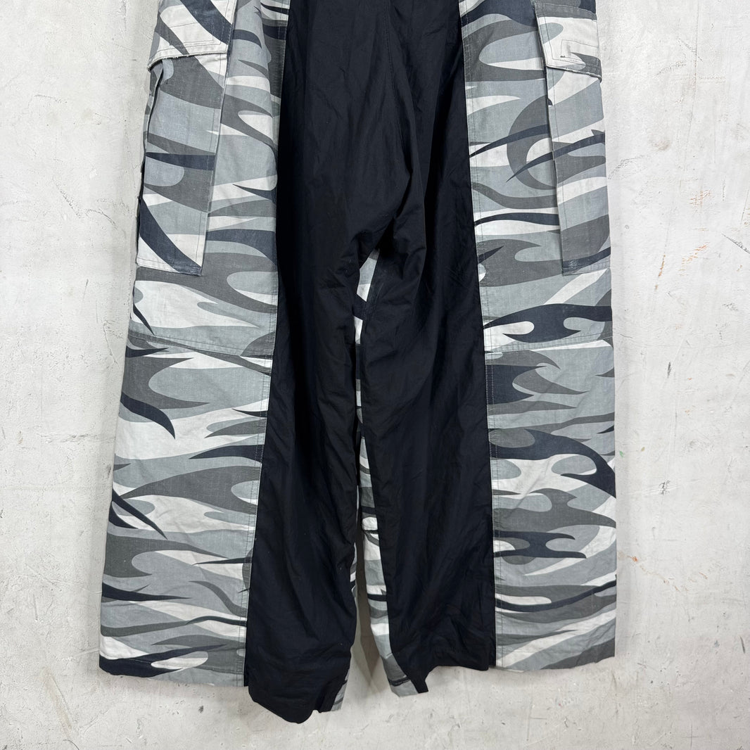 Balenciaga 2025 Panelled Camo Track Pants