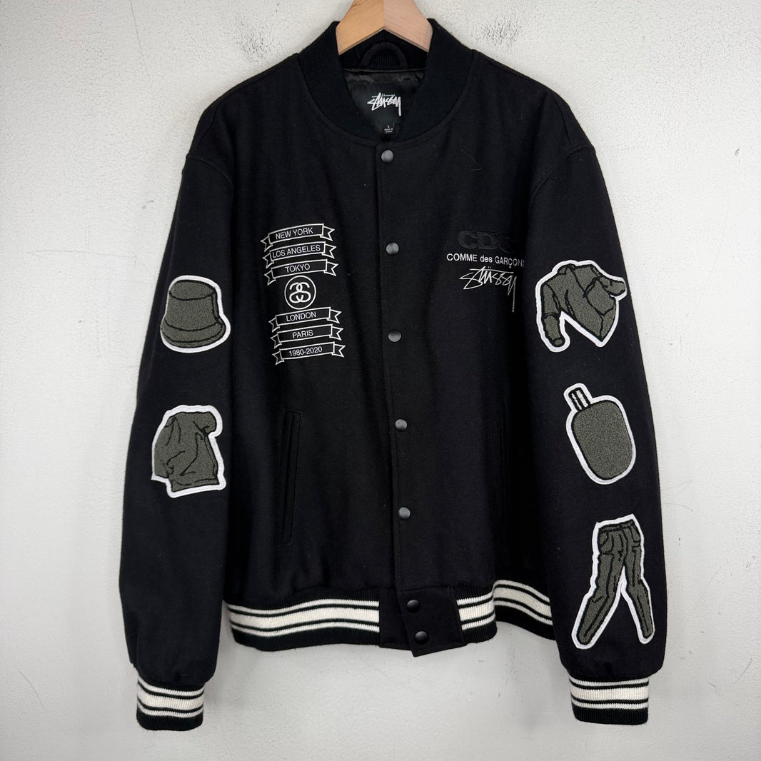 Stussy CDG Anniversary Varsity Jacket