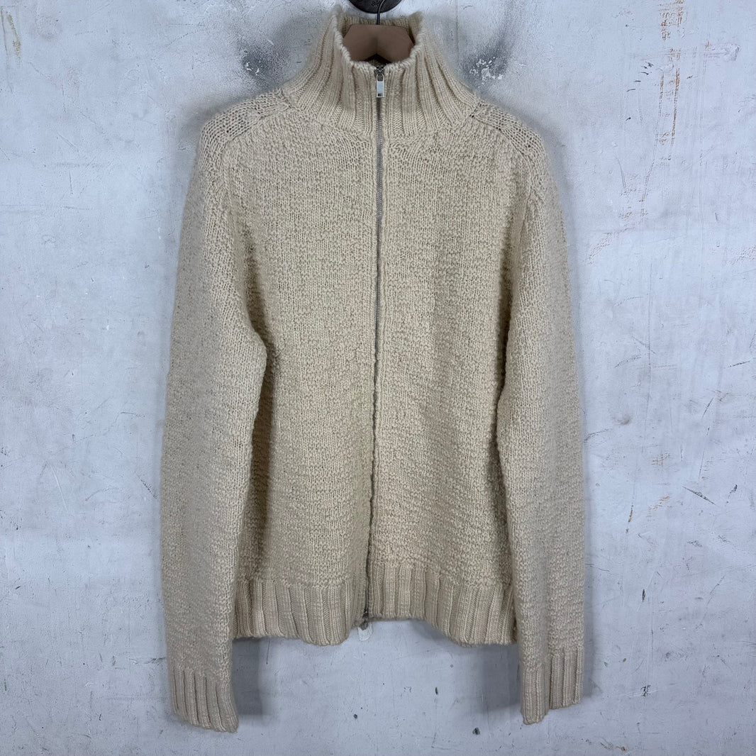 Jil Sander Zipped Wool Sweater