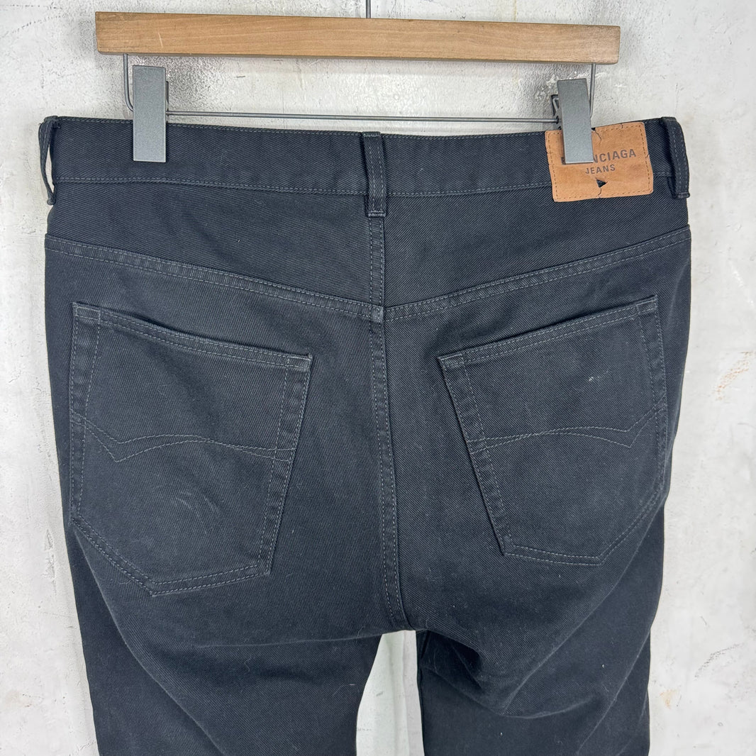 Balenciaga Flared Black Jeans