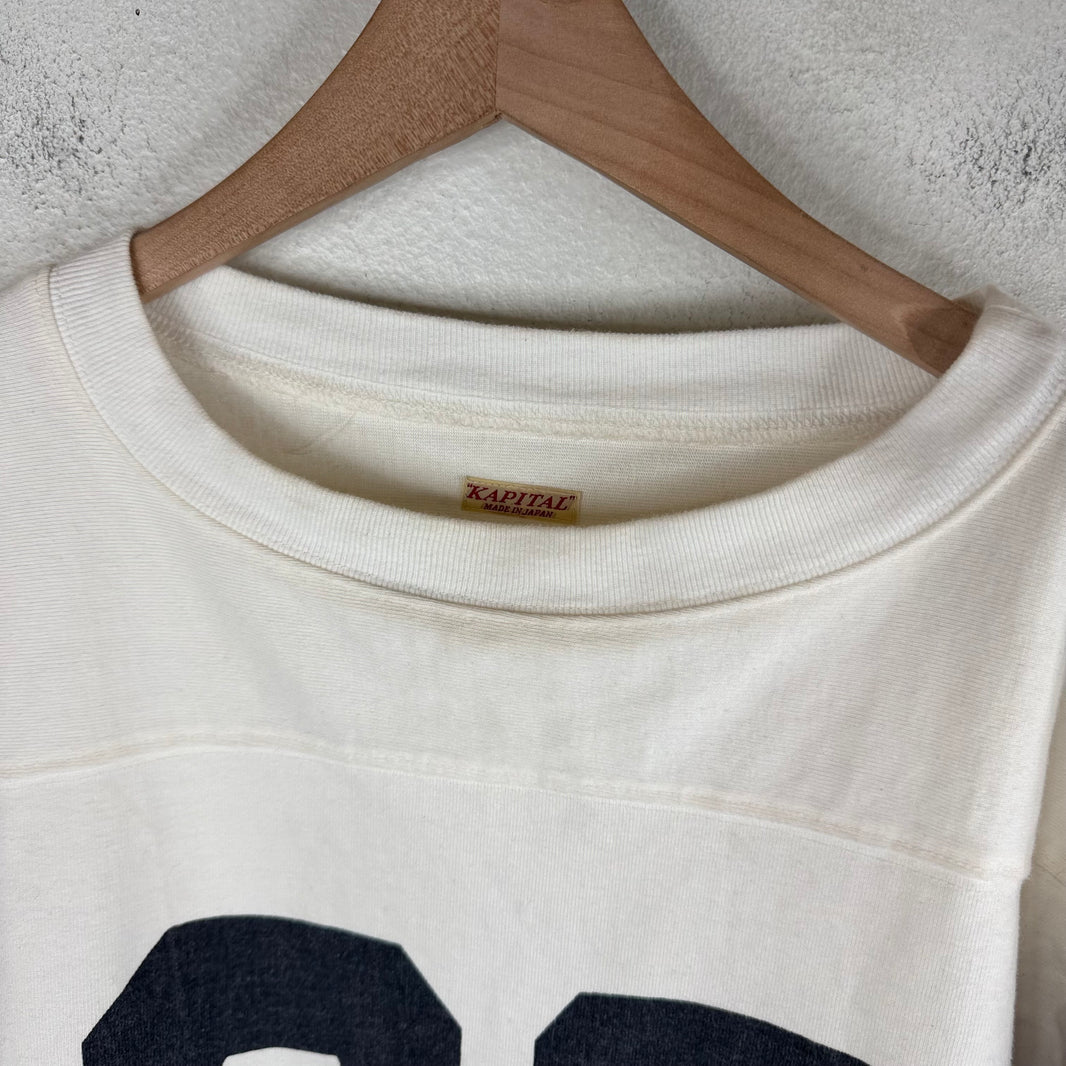 Kapital Elbow Rip Football L/S T-Shirt