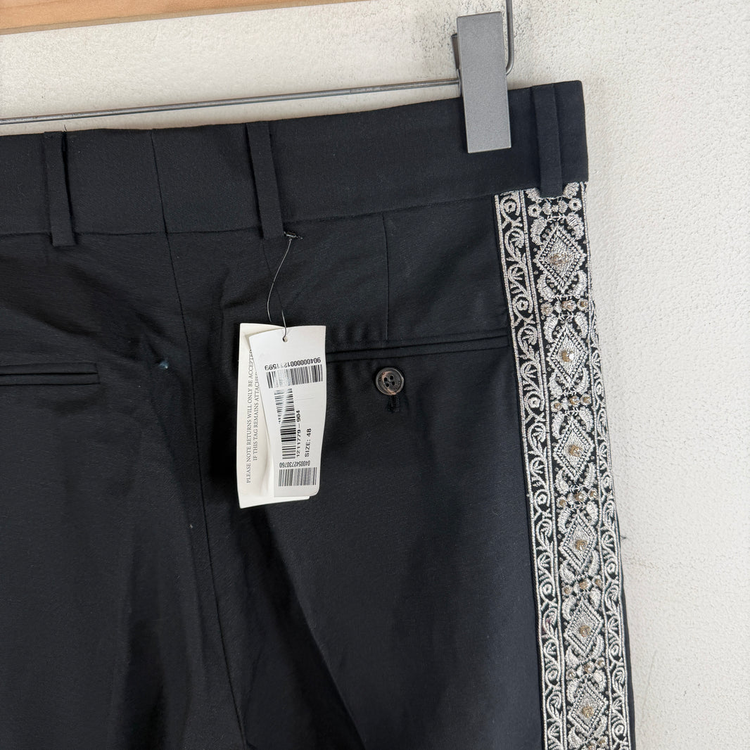 Amiri Guitar Strap Embellished Trousers