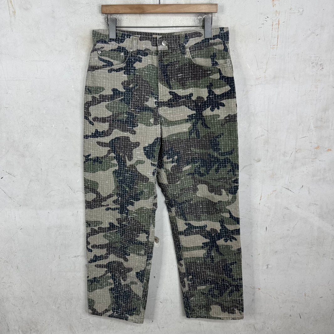 Stussy Camo Big Ol Needle Punch Jeans