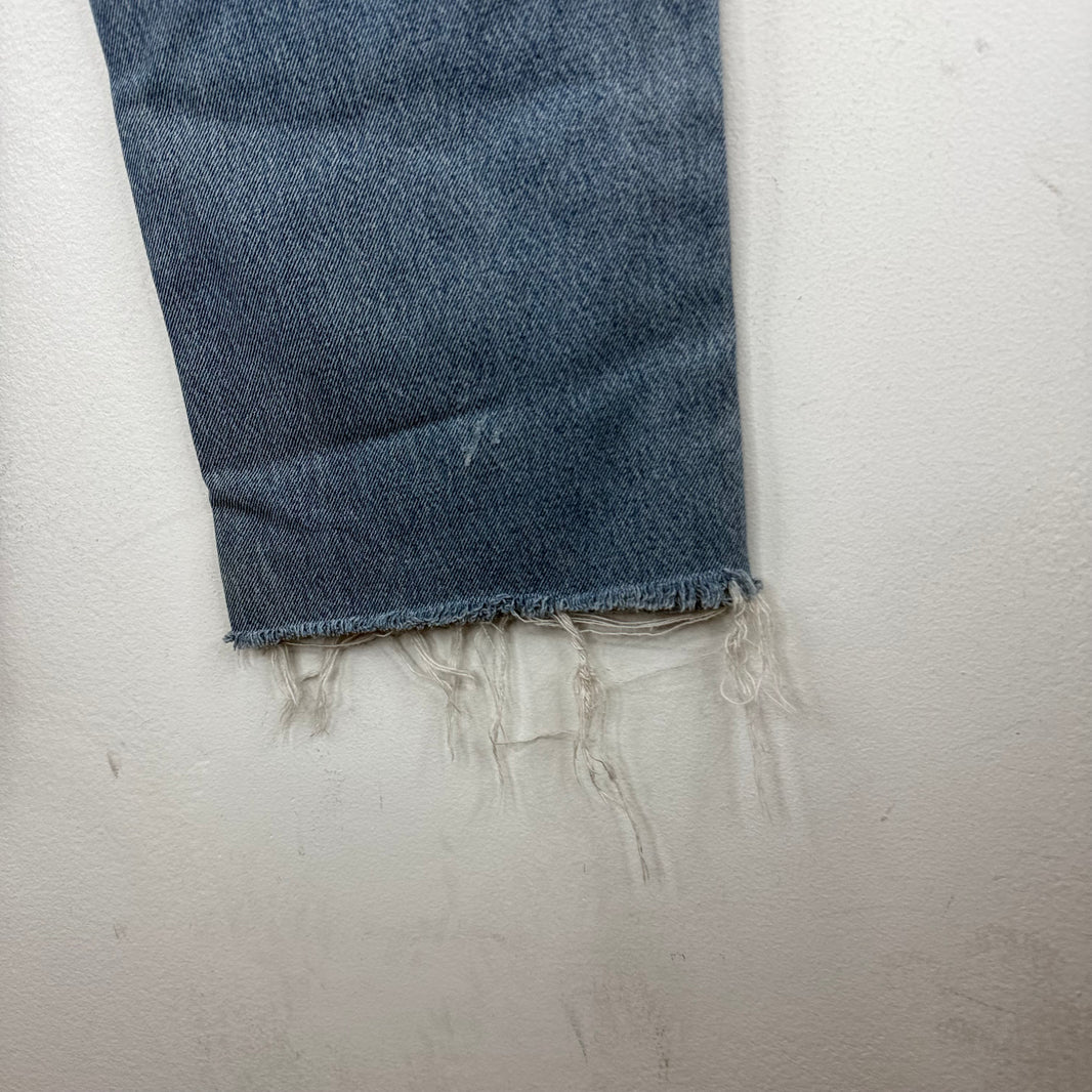 Vintage Smoked Denim Double Knee Jeans