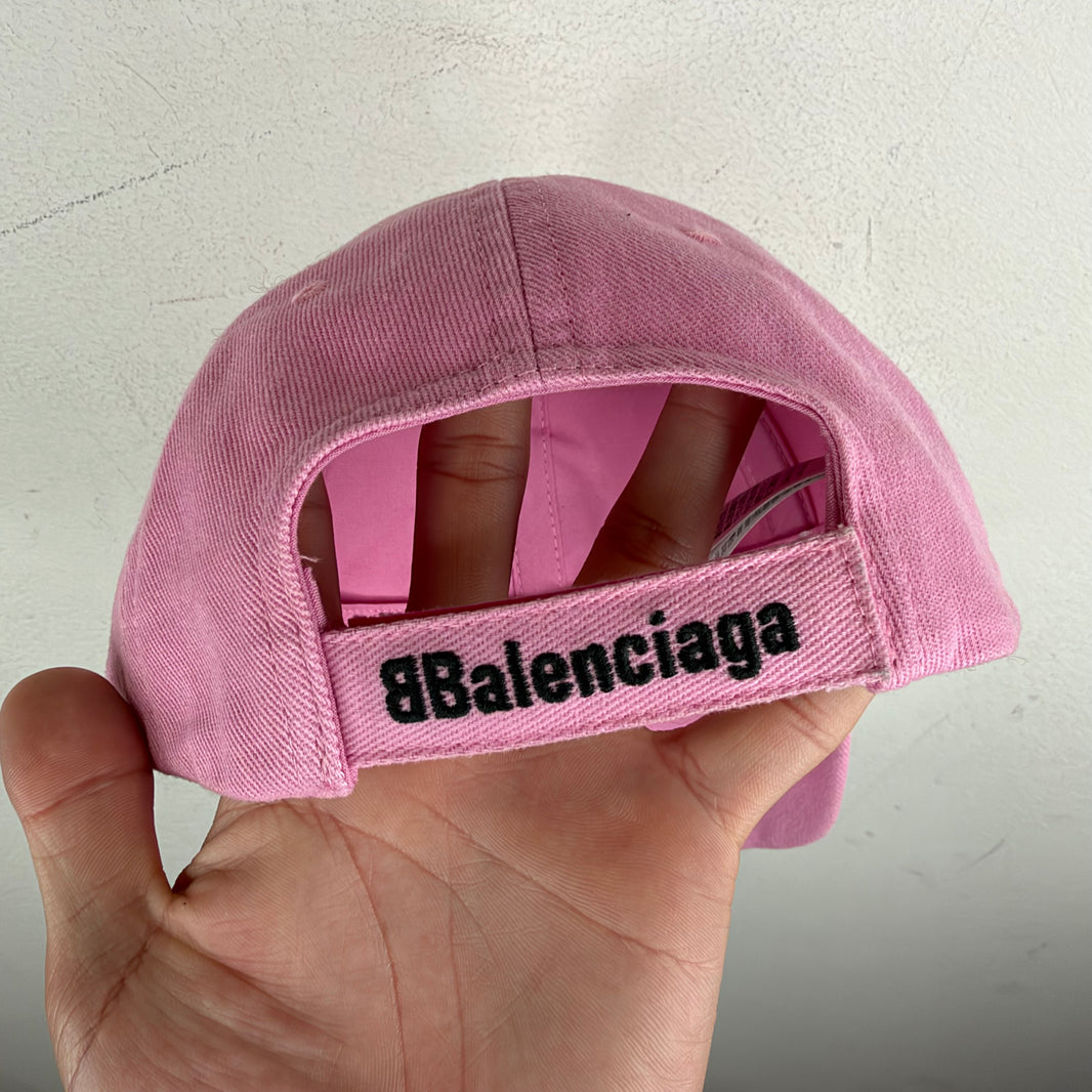 Balenciaga Pink Soccer Hat