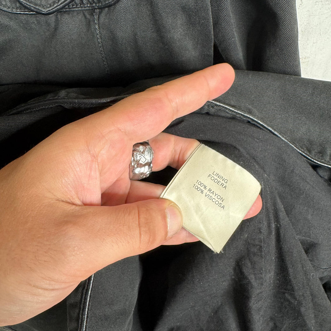 Dirk Bikkemberg Leather Elements Blazer Jacket