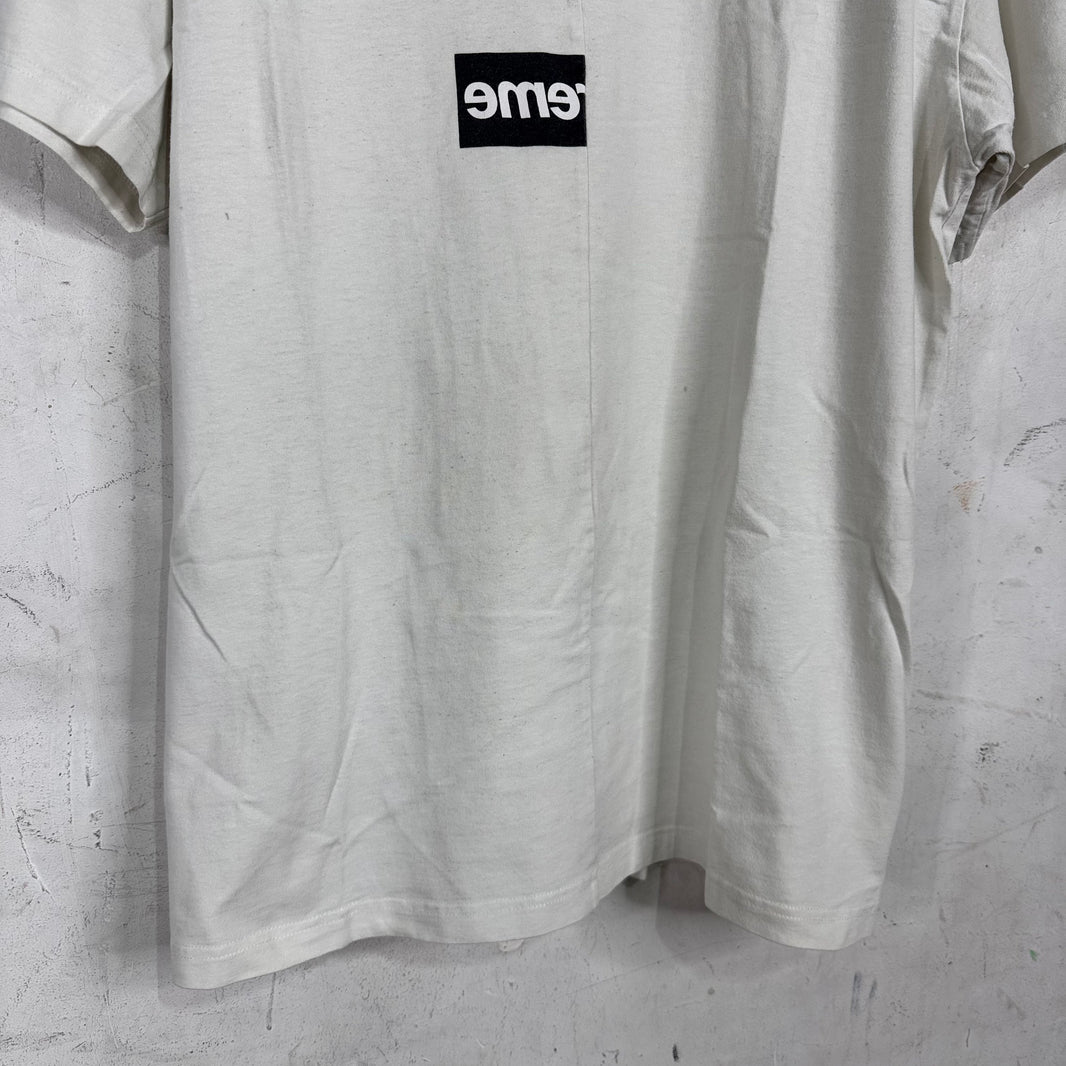 Supreme x CDG White Split Box Logo
