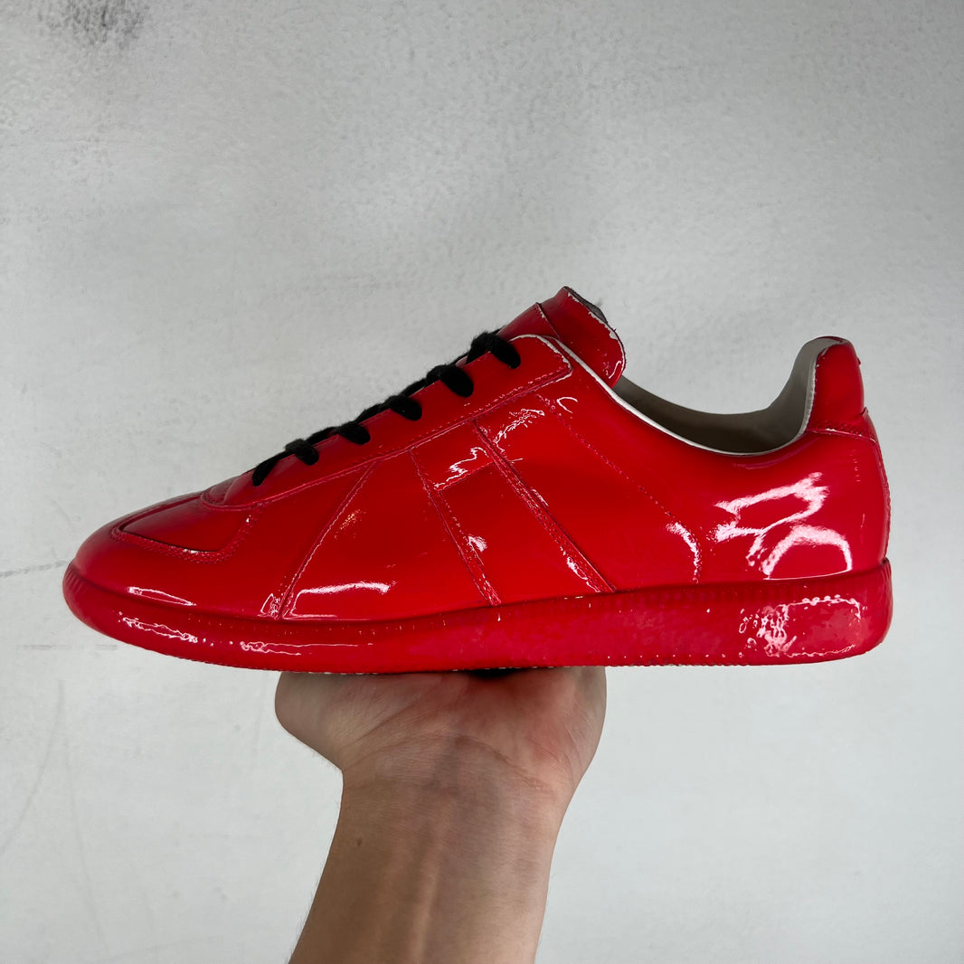 Margiela Red Patent Leather Replica Sneakers