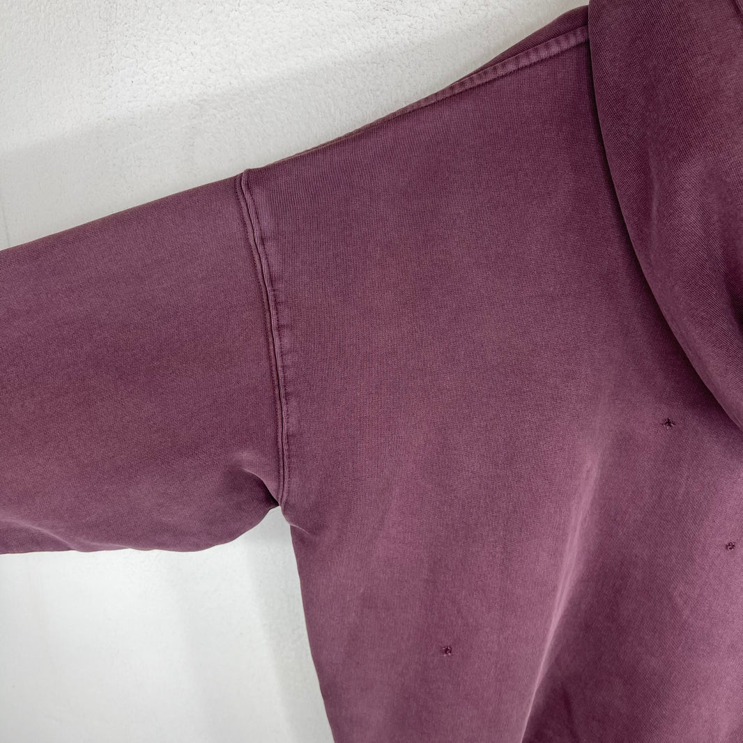 ERD Wine Distressed Logo Hoodie