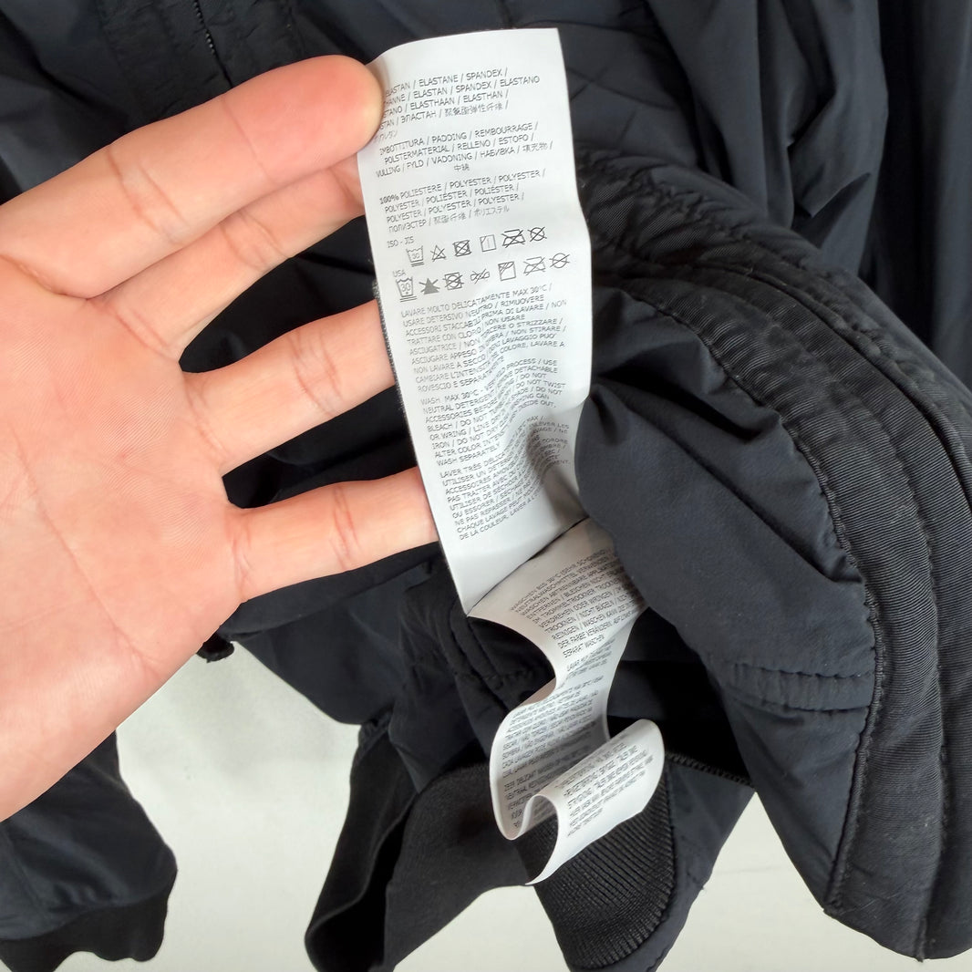 Stone Island Black Hooded Puffer Jacket