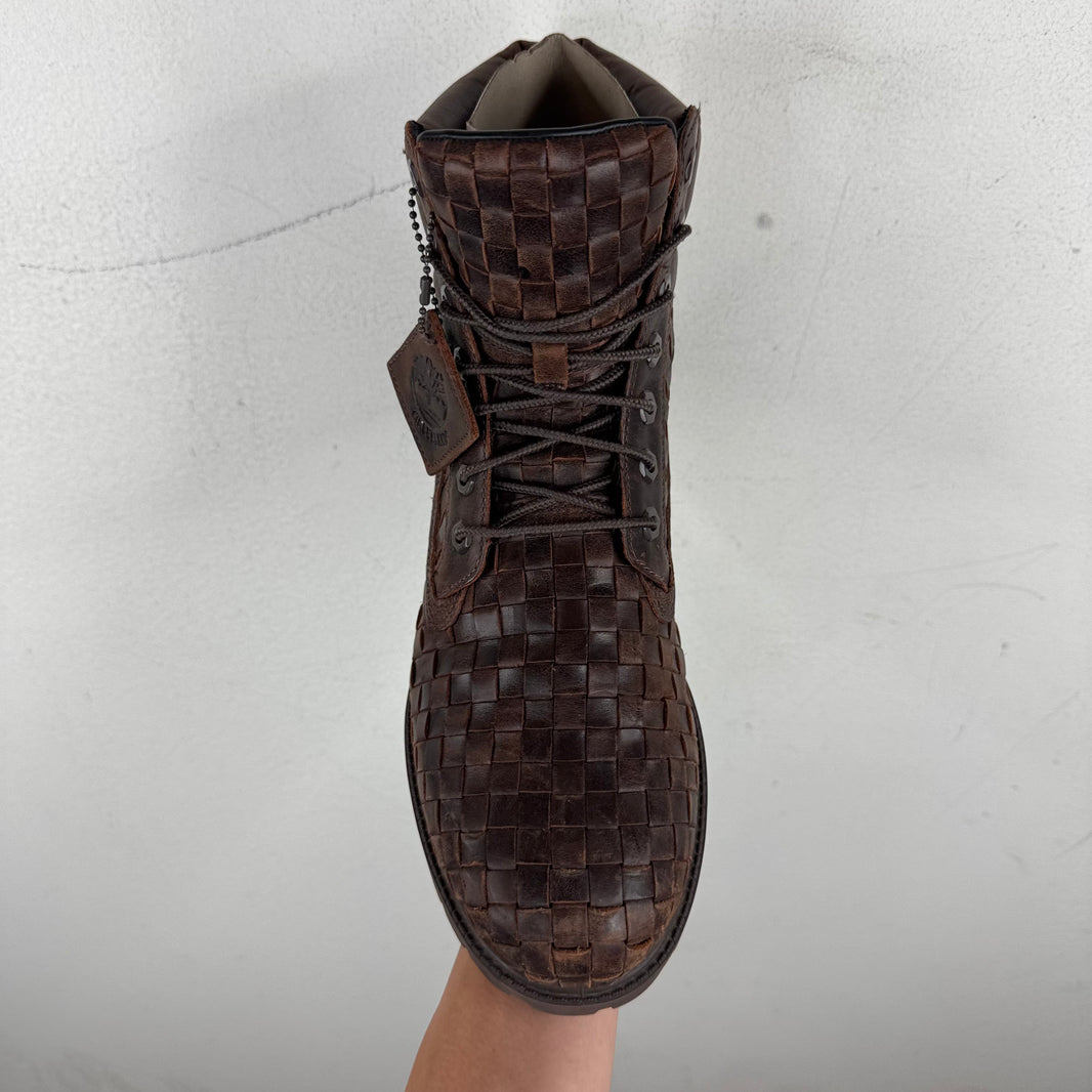 Timberland Brown Woven 6 Inch Boots