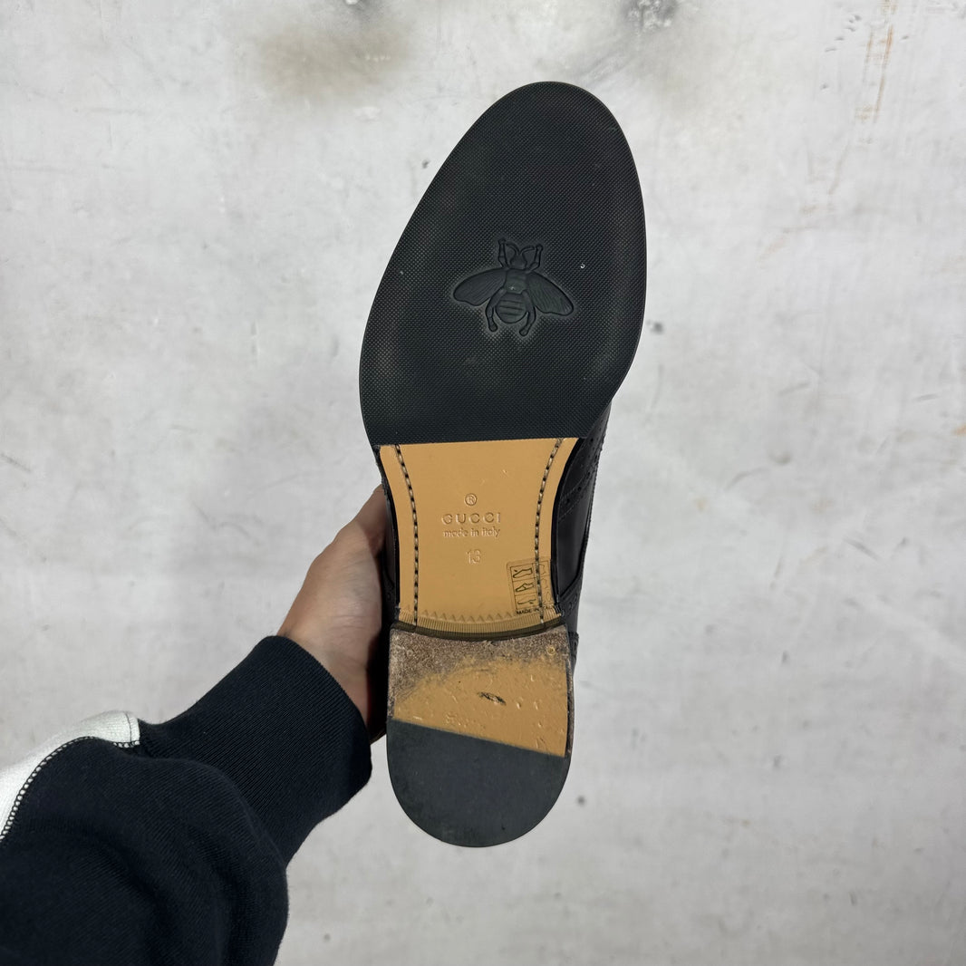 Gucci Rivet Strapped Derbys