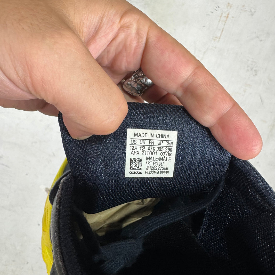 Raf Simons Navy/Yellow Ozweegos