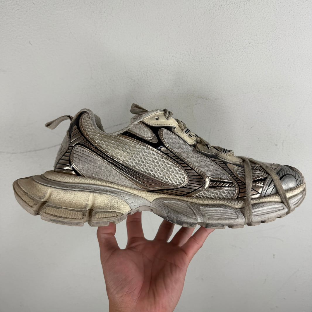 Balenciaga Cream/Silver 3XL Sneakers