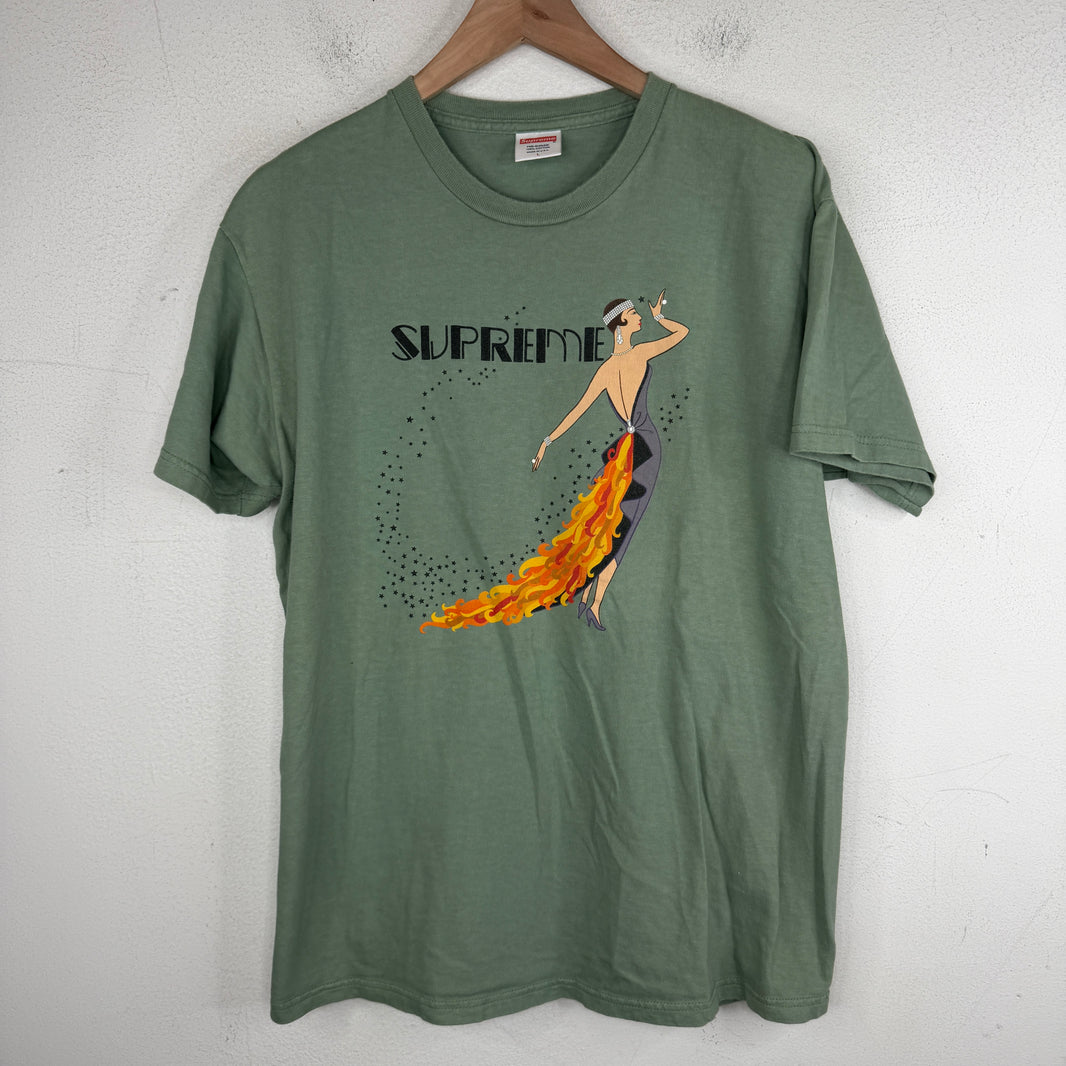 Supreme Green Stardust T-Shirt