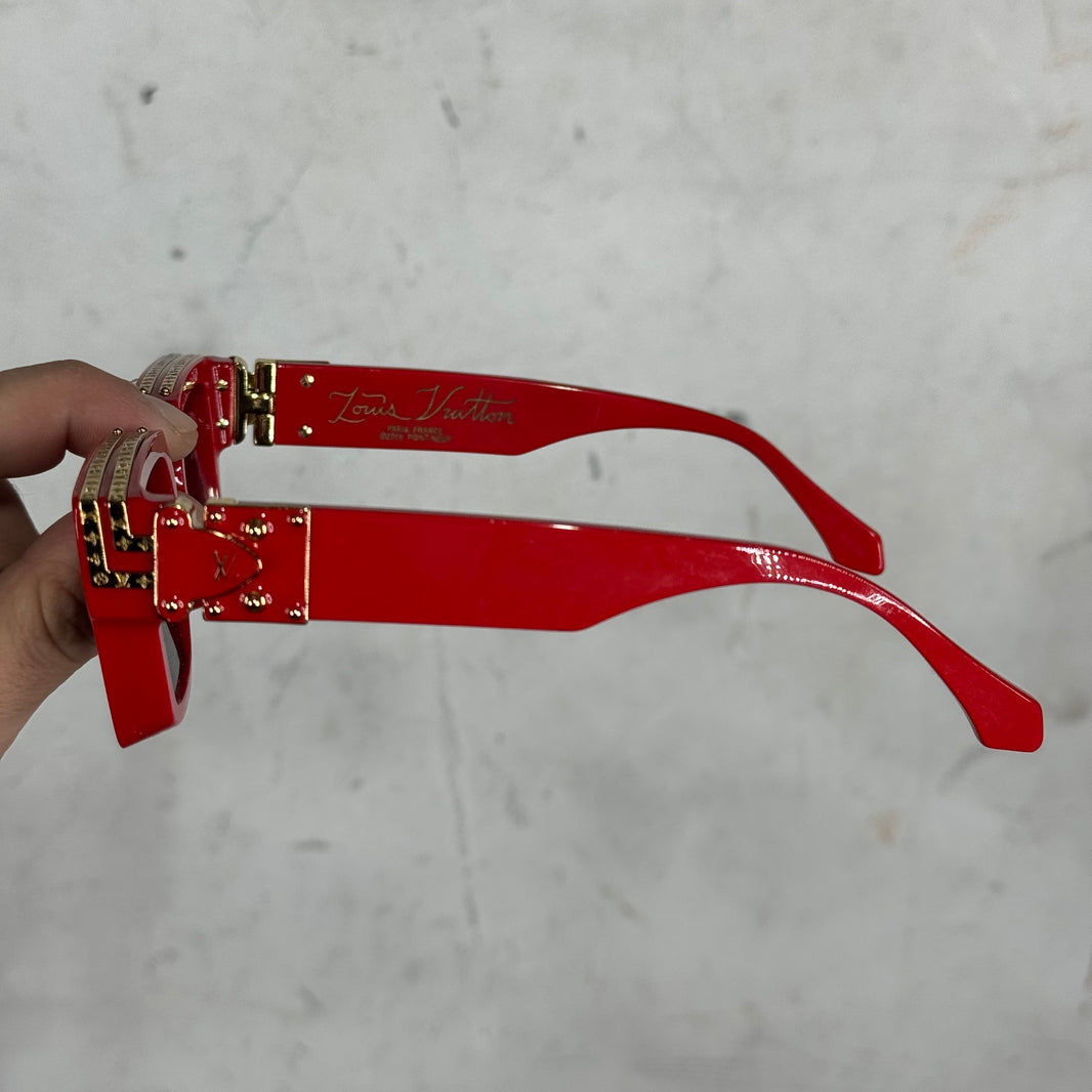 Louis Vuitton Red Millionaire Sunglasses