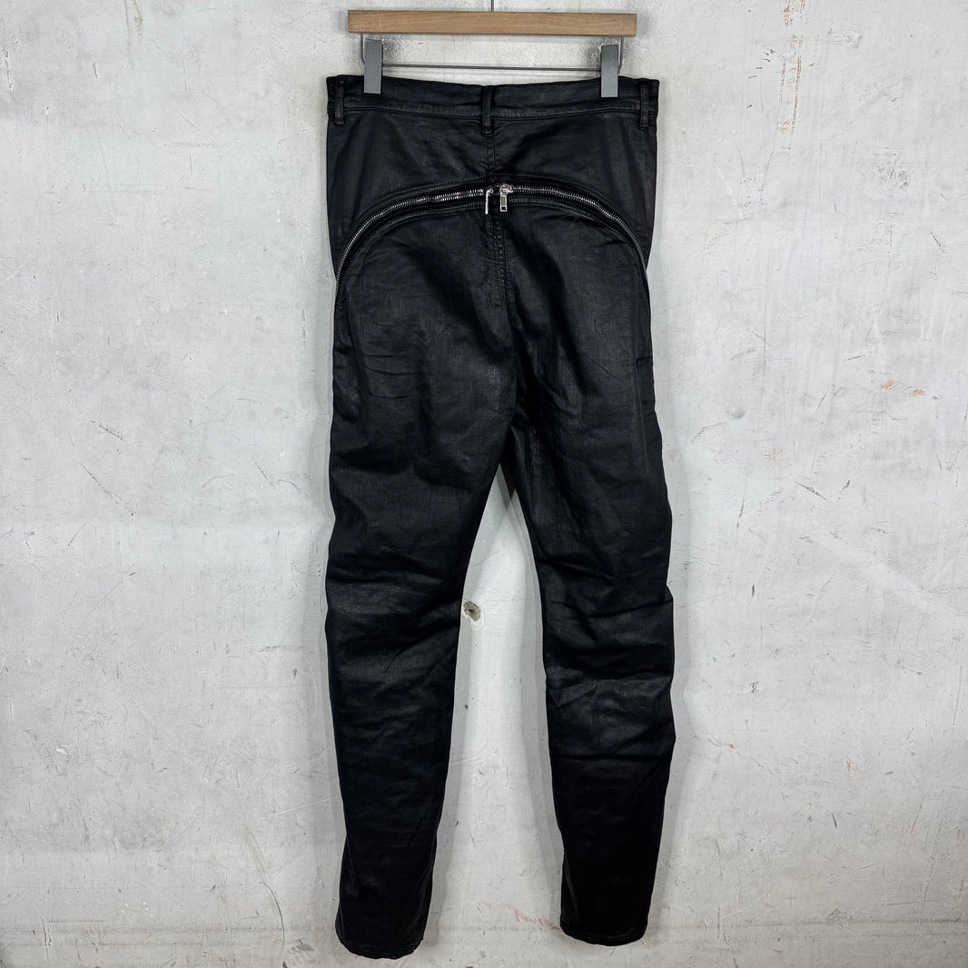 DRKSHDW Waxed Banana Bolan Jeans