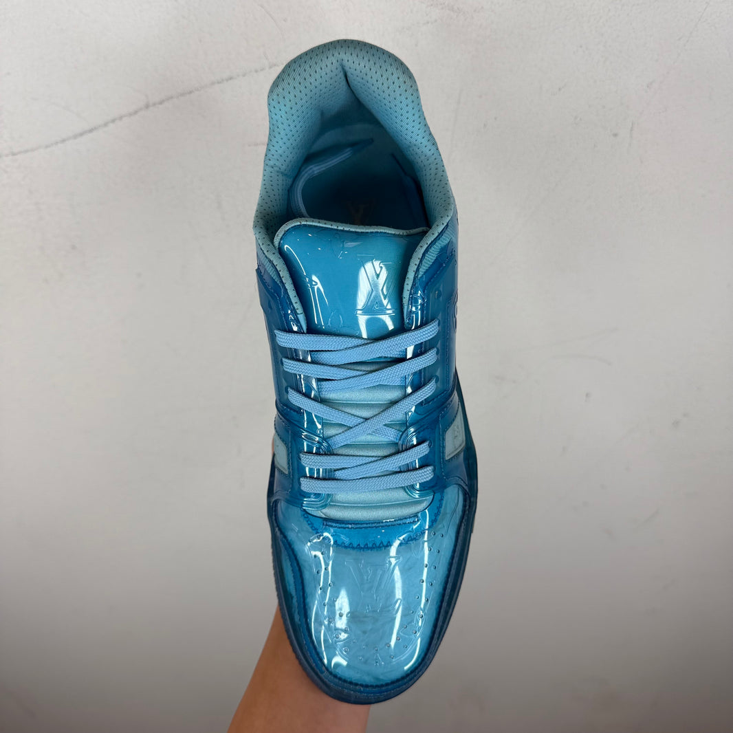 Louis Vuitton Blue Transparent Trainer Low Sneakers