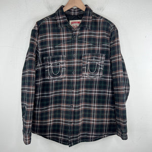 Supreme True Religion Quilted Button Up Shirt