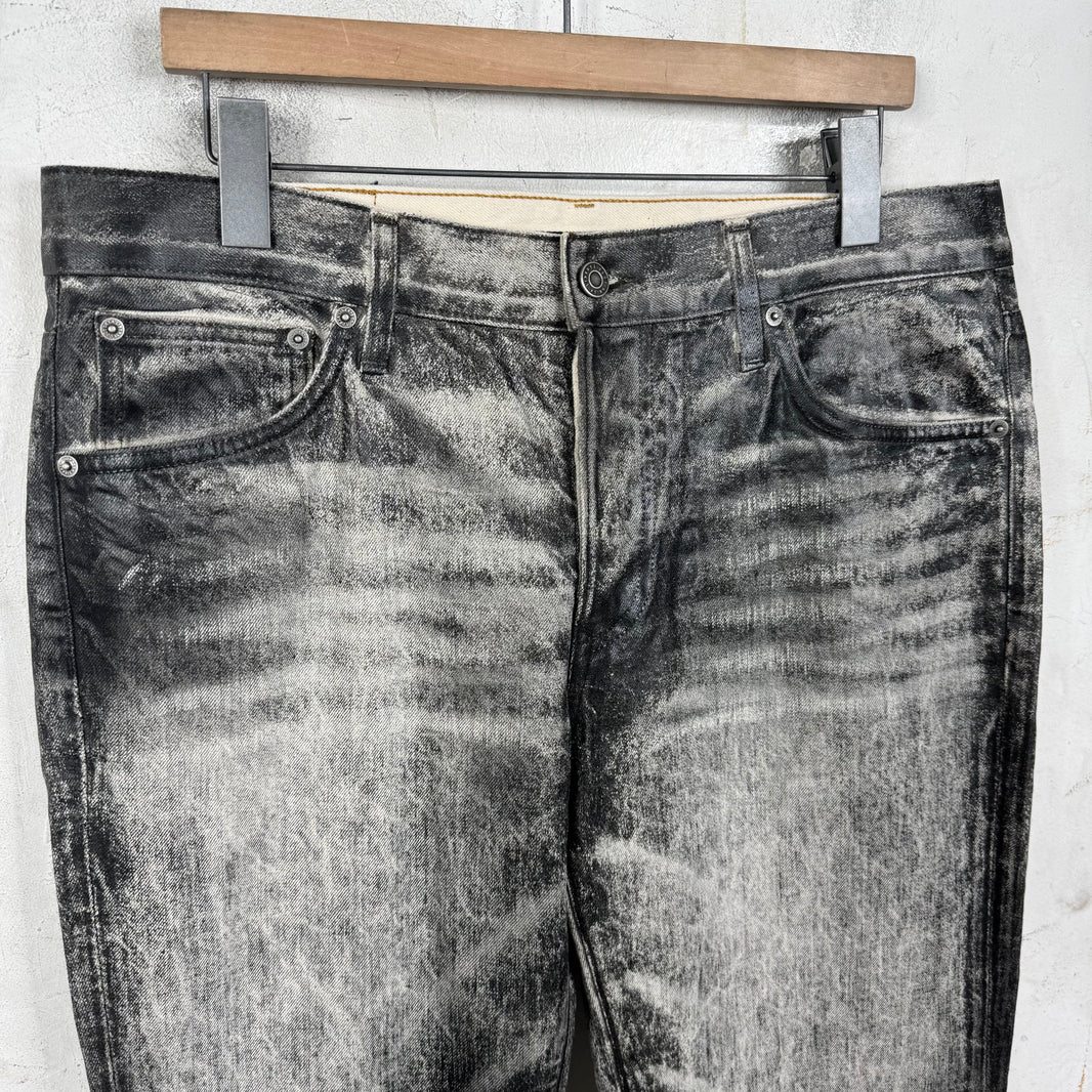 Cout De La Liberte Flared Waxed Trompe Pants