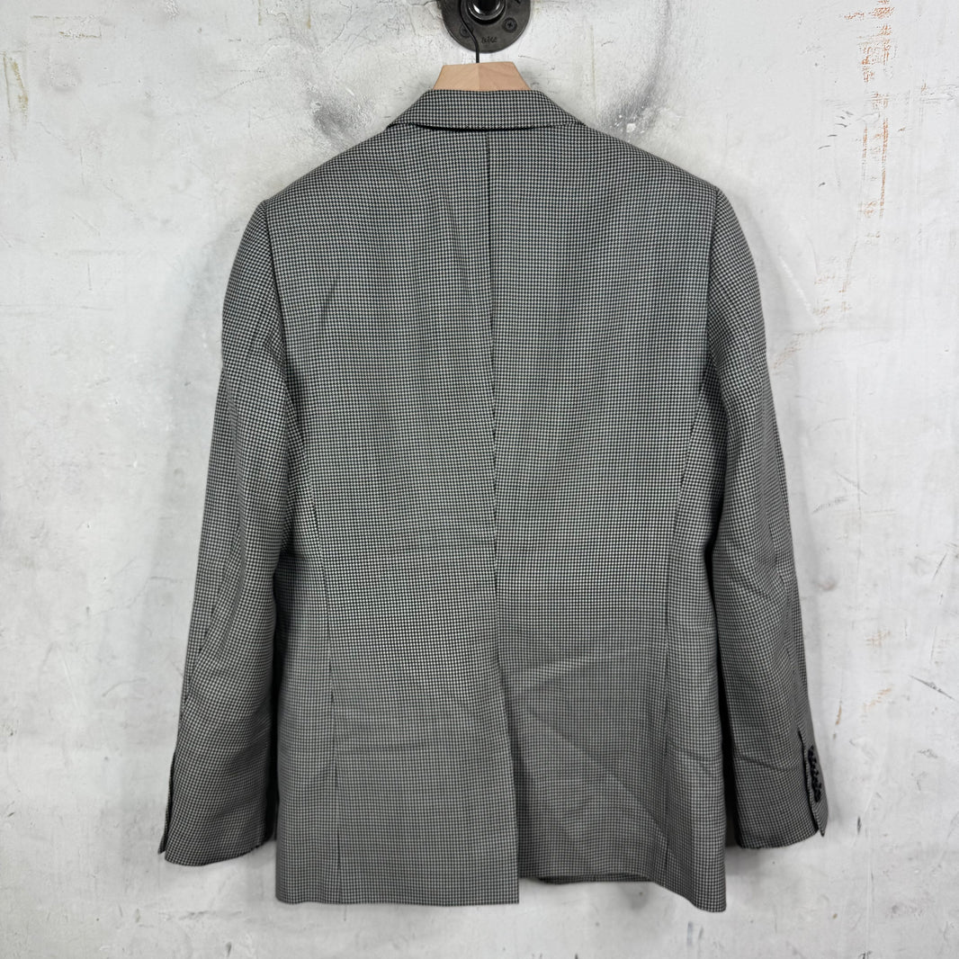 Celine 2 Button Houndstooth Blazer
