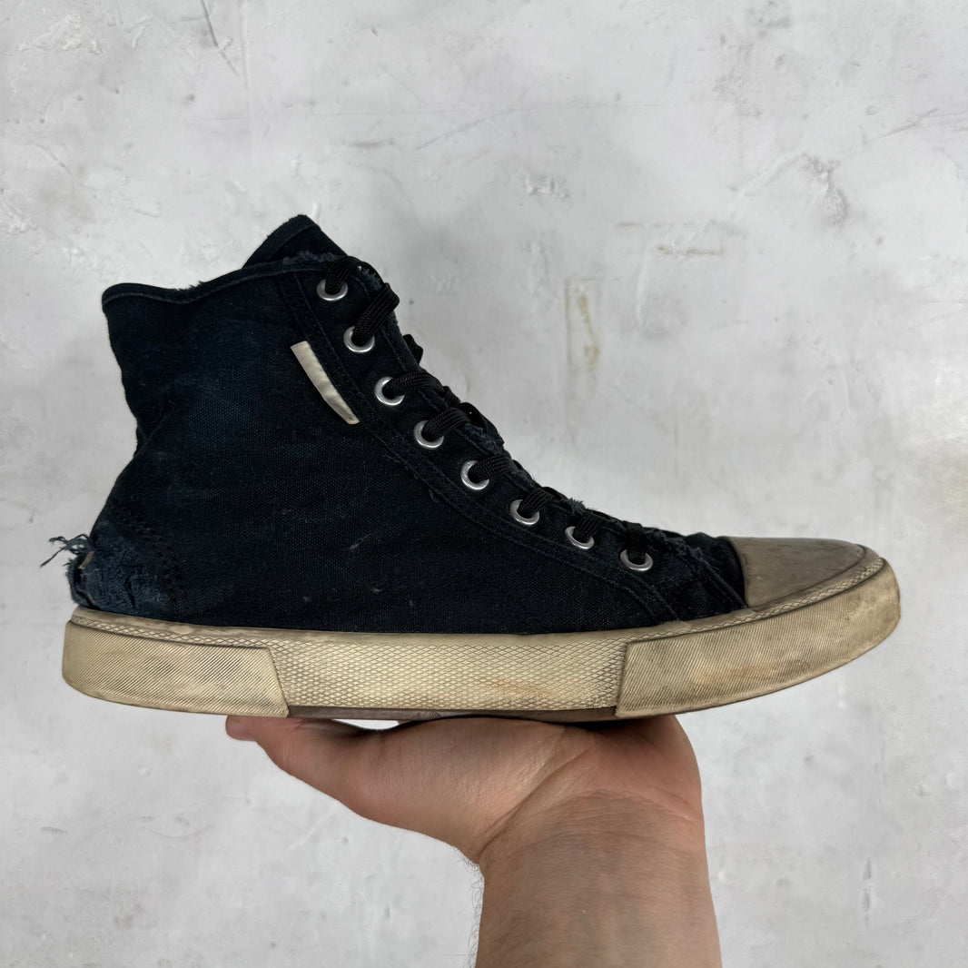 Balenciaga Distressed Paris Sneakers