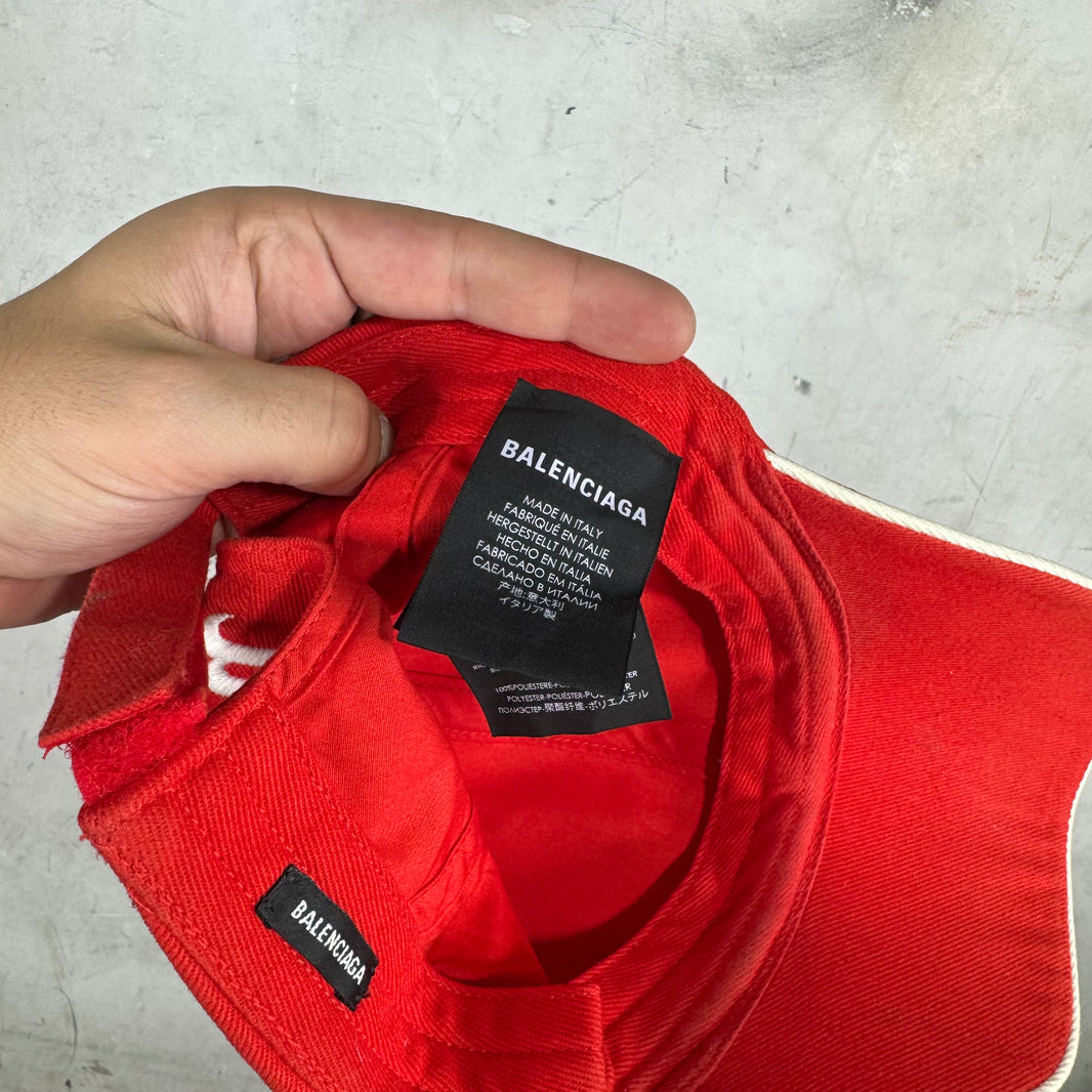 Balenciaga Spell-Out Crest Logo Hat