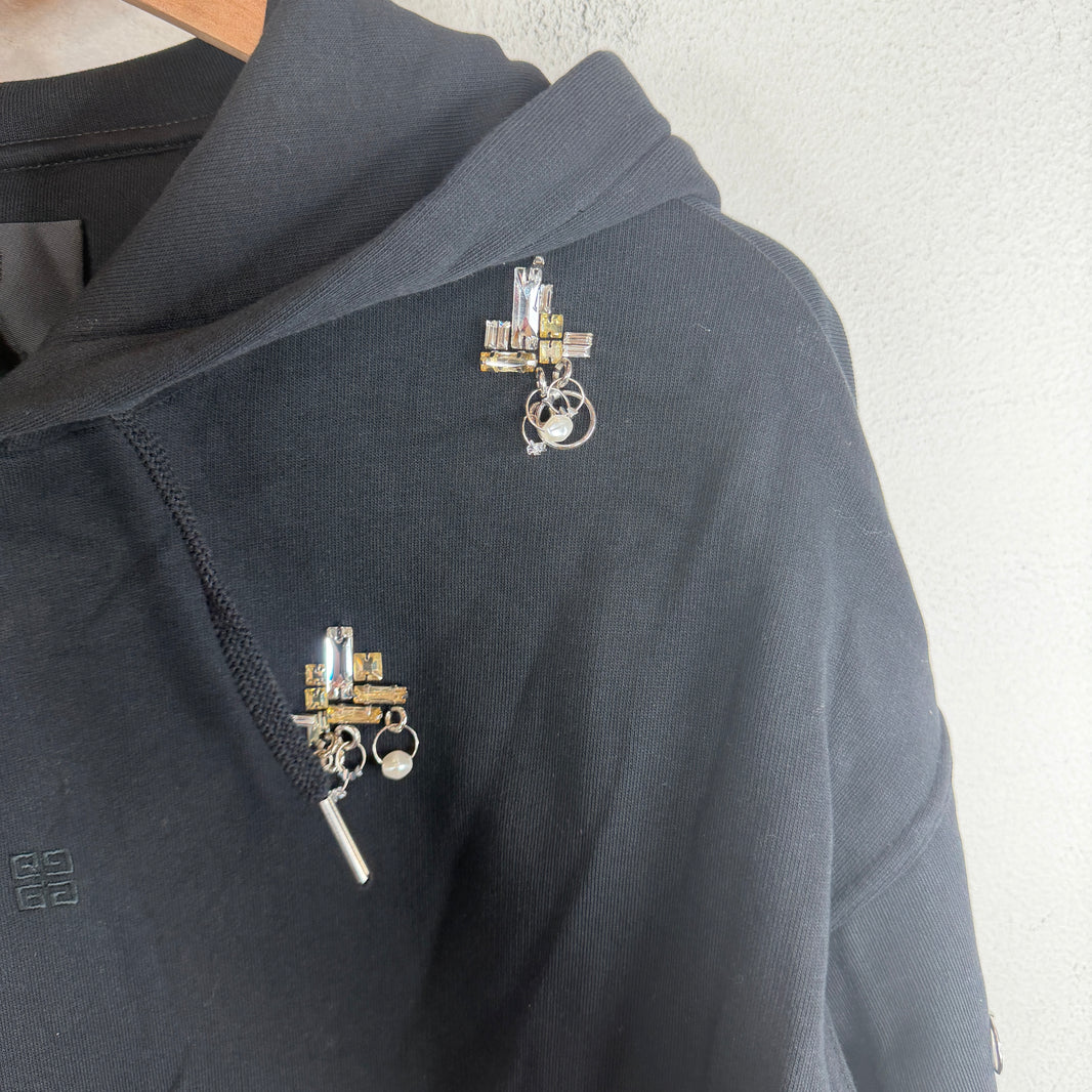 Givenchy Crystal Embellished Hoodie