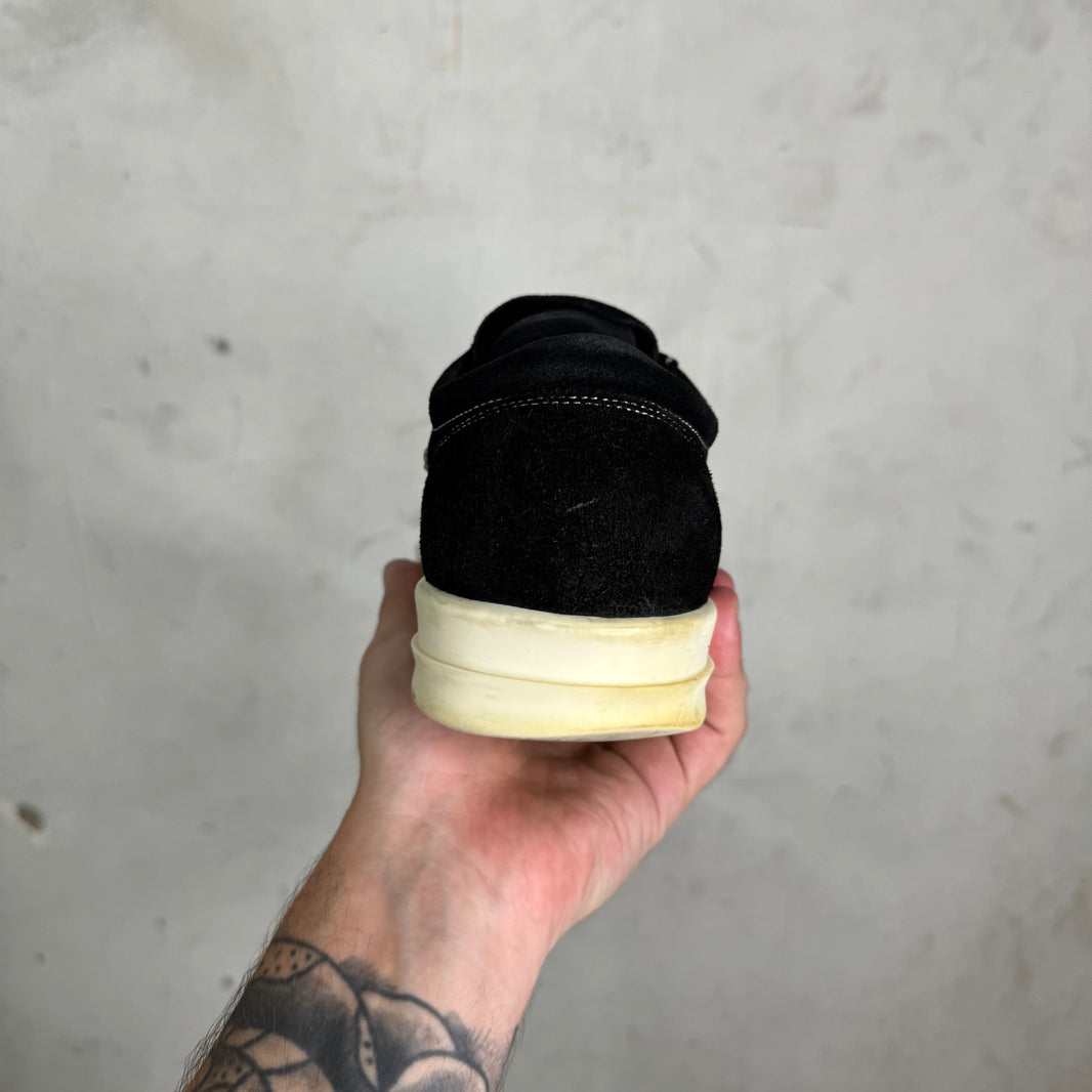 Rick Owens Black Suede Vans