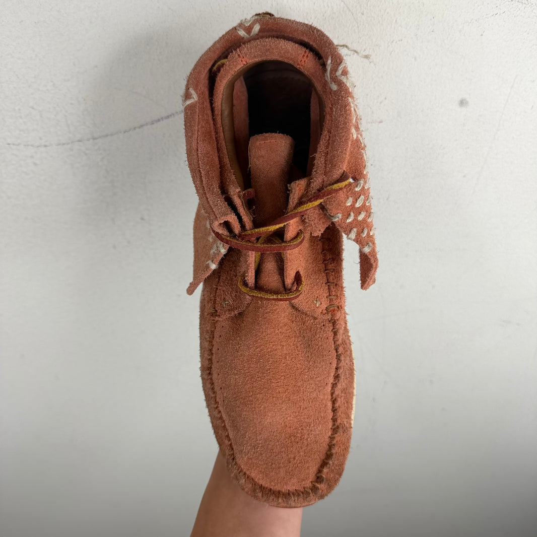 Visvim Pink Suede FBT Sneakers