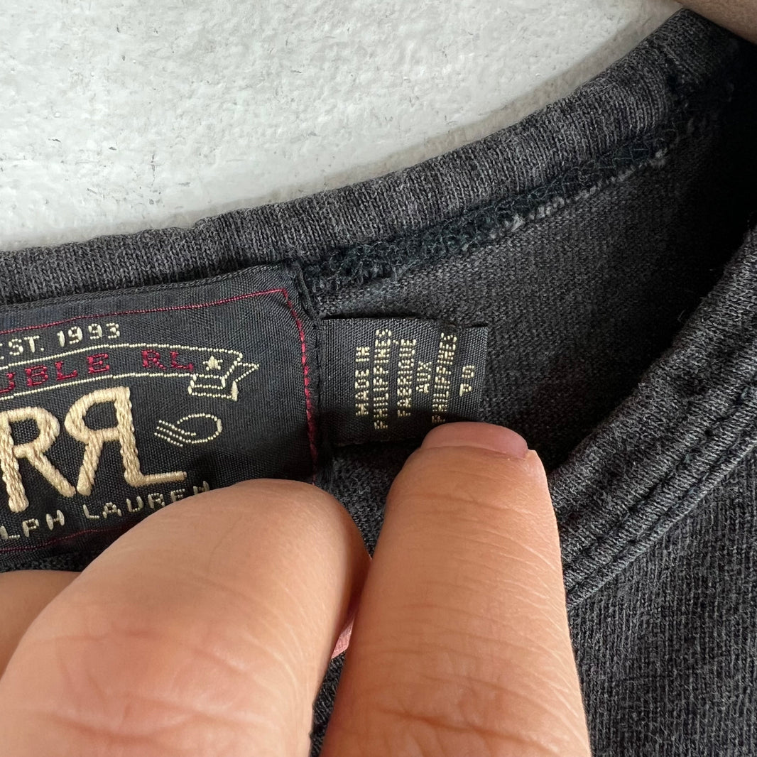 RRL Black Pocket T-Shirt