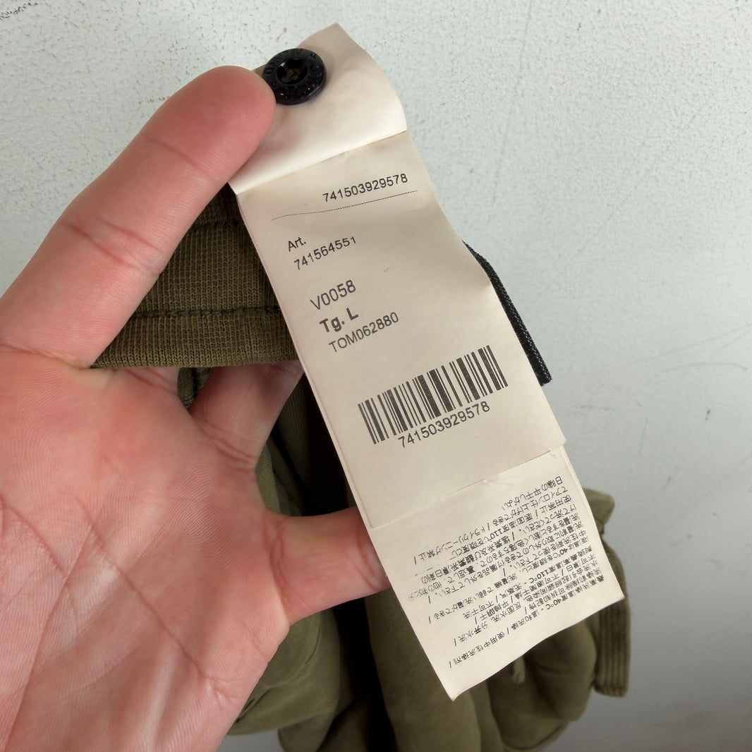 Stone Island Green Jogger Cargo Sweatpants
