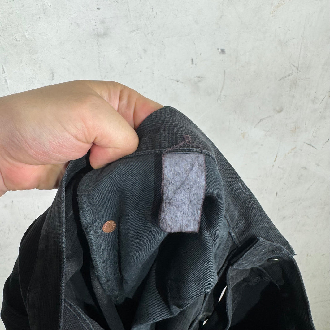 RRL Faded Black Canvas Pants