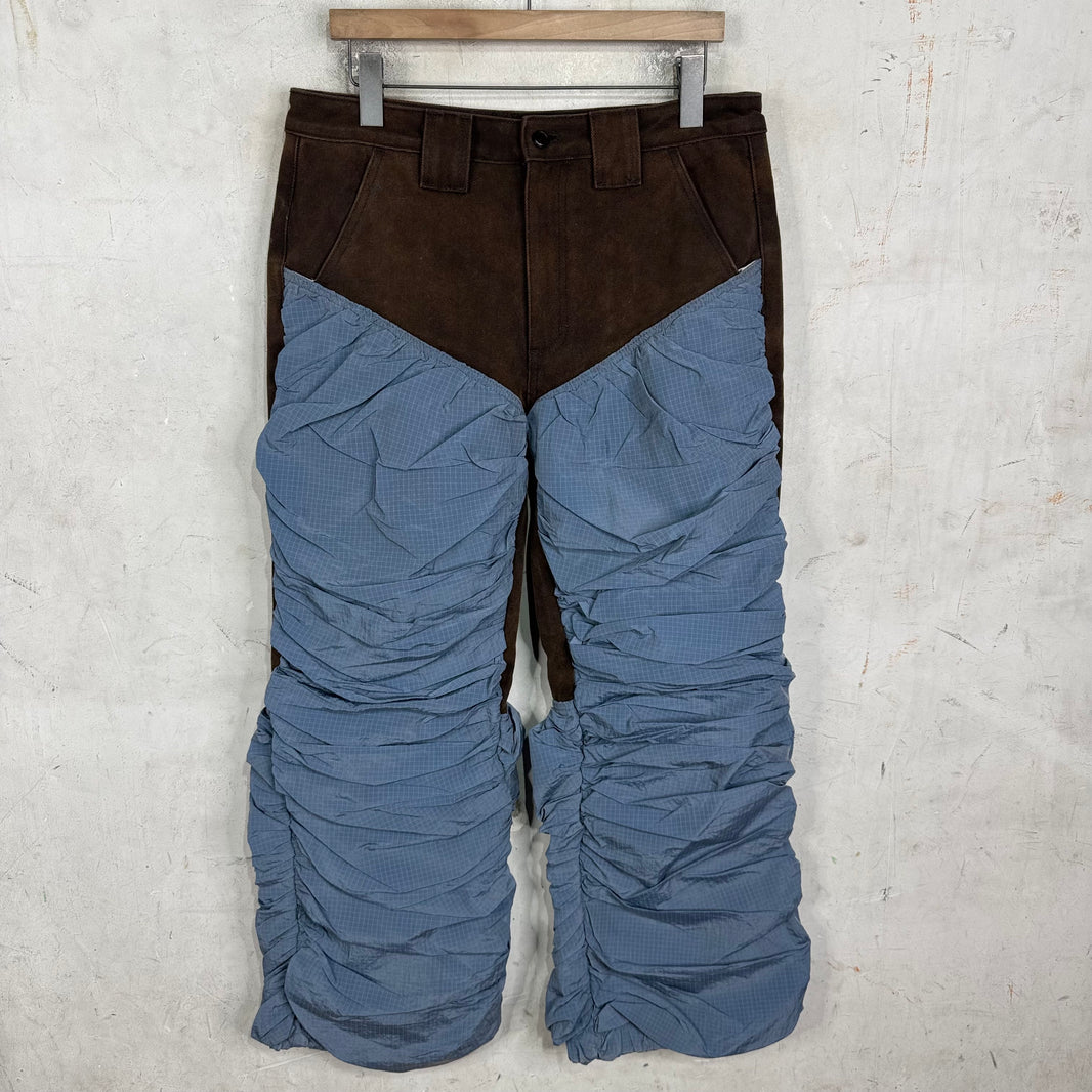 Aris Tatalovich Nylon Canvas Sample Scruffled Pants